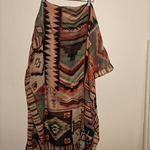 Multicolor Geometric Pattern Sarong